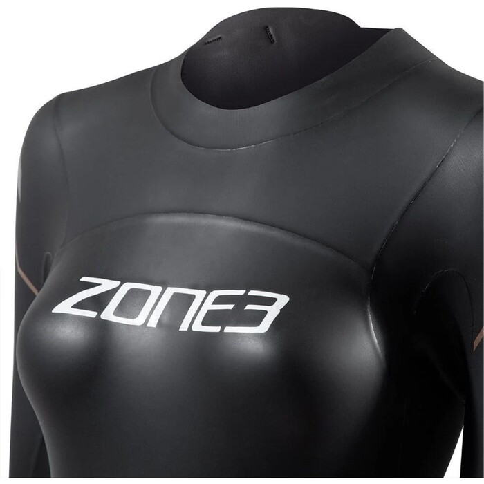 2024 ZONE3 Frauen Thermal Agile Wetsuit WS22WTAG101 - Black / Gold